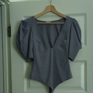 Free People Va Va Voop Purple Bodysuit